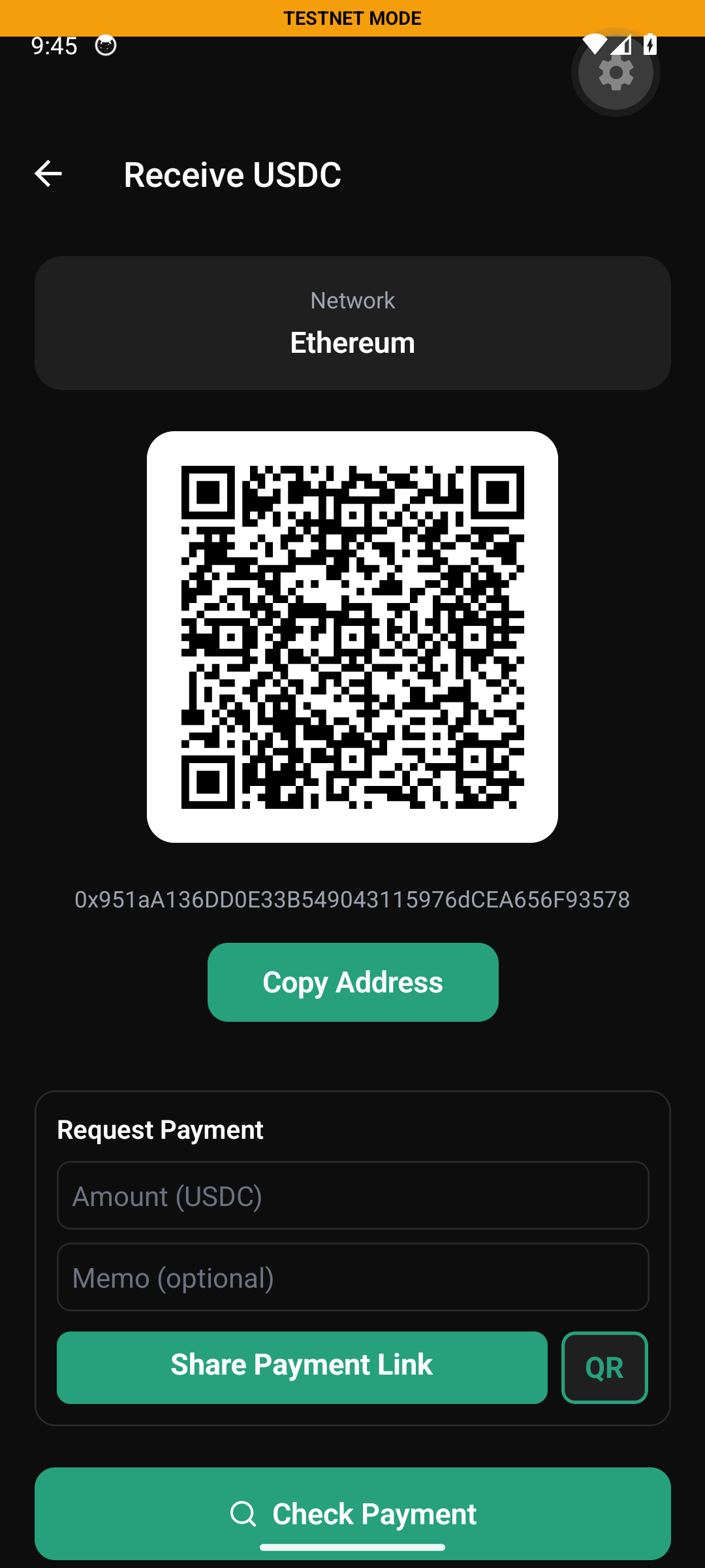 Receive QR