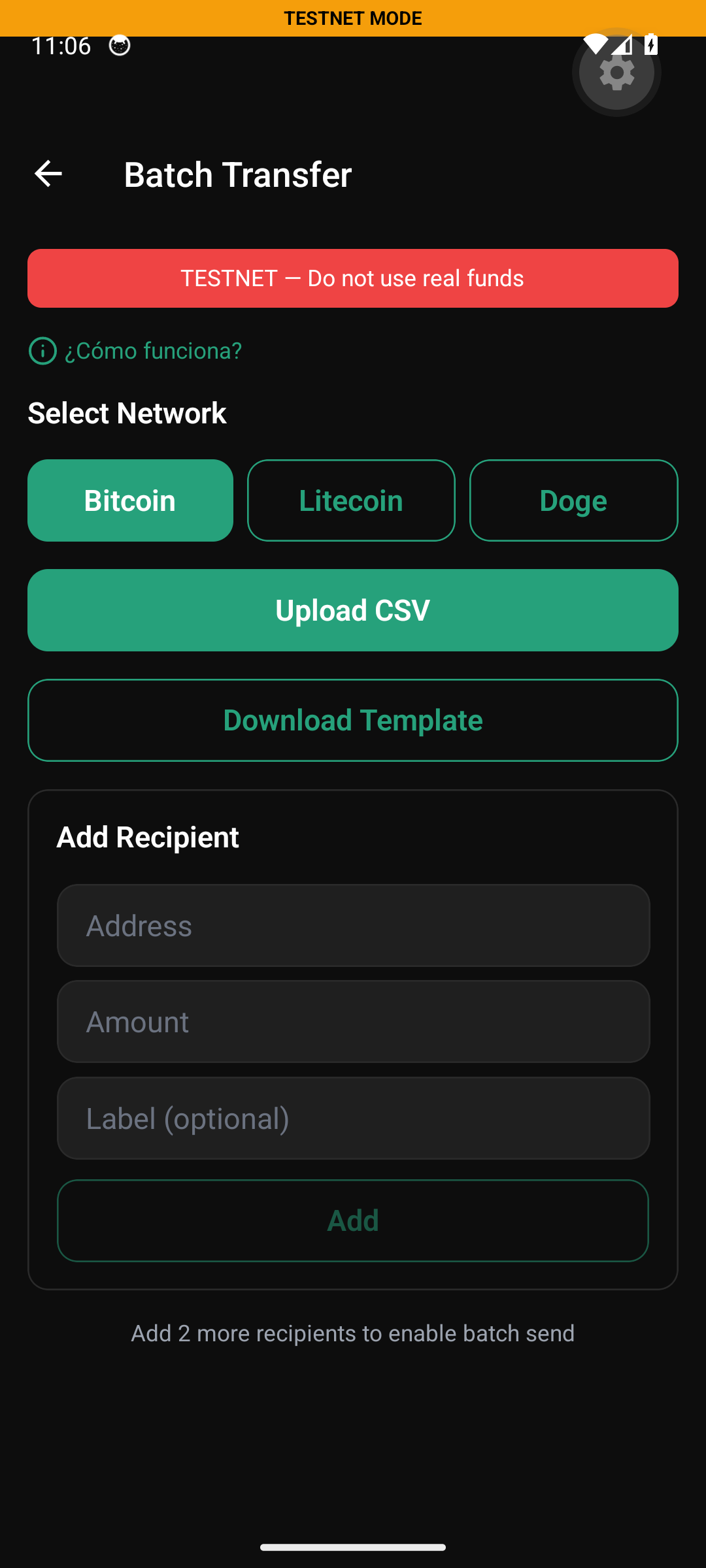 Batch Transfer UTXO